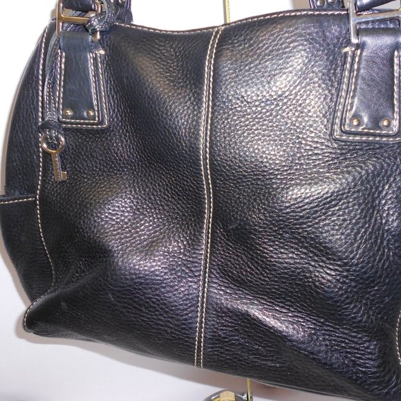 ✅ FOSSIL Soft Pebbled Leather Multi-Compartment - Picture 3 of 16